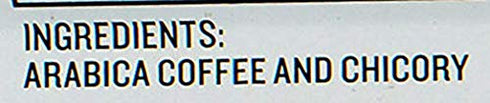 12oz (Pack 6) French Market Coffee & Chicory Restaurant Blend Medium-Dark Roast Ground Coffee, Can