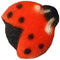 Lucks Ladybug Sugar Decorations for Cupcakes and Cakes, 24 Pk