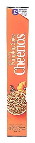 PST 10.8 oz 2 Pack Pumpkin Spice Cheerios Limited Edition - Per Box - Whole grain and Gluten Free