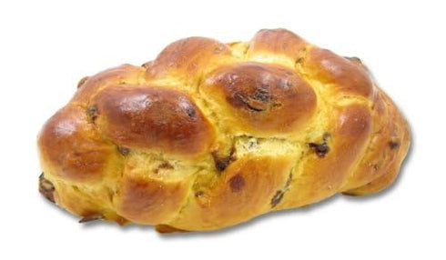 Generic Traditional Braided Egg Challah Bread With Raisins Pack Of 3