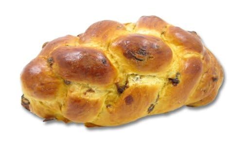 Generic Traditional Braided Egg Challah Bread With Raisins Pack Of 3