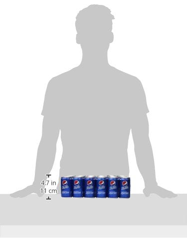 Pepsi 7.5 Oz 24 Pack Made with Real Sugar, Fl Mini Cans