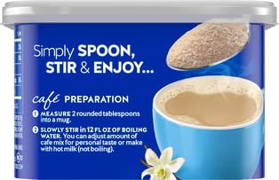 4 oz Pack 4 Maxwell House International French Vanilla Sugar Free Cafe Beverage Mix Canisters