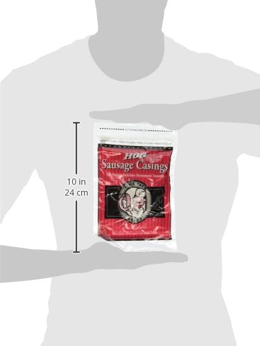Dewied International 8 oz Pack 3 DeWied Natural Hog Casings - Home Size - Bags