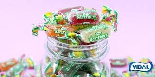Vidal 2.2 Soft Fruit Wrapped Candy, Pound Bag