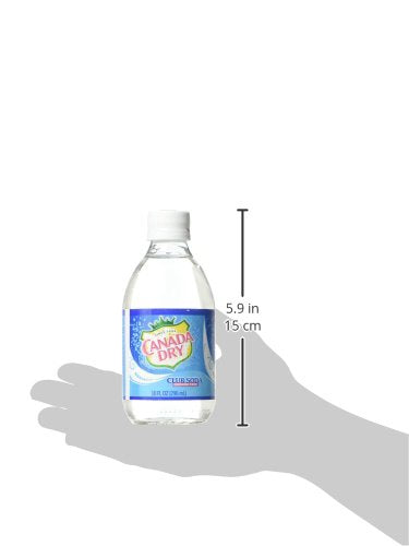 Bottles,10 Oz (Pack 6) Canada Dry Club Soda Fl