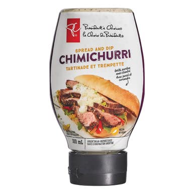 President Choice President's Choice, Chimichurri Spread and Dip, 300ml/10.1oz, Imported from Canada}