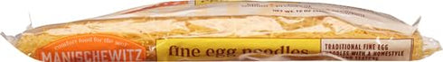 12oz (1 Pack) Manischewitz Traditional Fine Egg Noodles Bag Certified Kosher for Year around Use (Not for Passover)