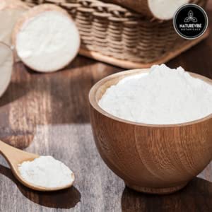 5lb 5lb Naturevibe Botanicals Cassava Flour and White Rice Flour | Flour Combo