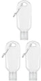 Pluzmecalm 3Pcs Transparent Portable Mini Ketchup Containers - Refillable Travel Size Hot Sauce