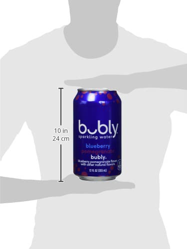 12oz 12 Oz Bubly Blueberry Pomegranate Can, Fl
