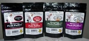 Chef Piggy Tail Microwave Pork Rinds Top Flavors 4-pack (2oz Pkgs)