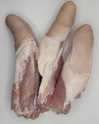Generic Packed 5lb Cured Pork Tails In Brine, Pail, Ideal for Jamaican Stew Peas With Pig Tails Recipe and Other