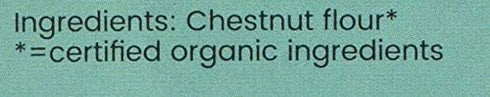 Amisa 350 BIONA Organic Chestnut Flour, GR