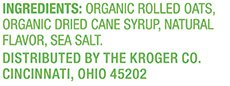 SIMPLE TRUTH 10 Count (Pack 2) Organic Instant Oatmeal Maple & Brown Sugar Flavored Organically Grown Box