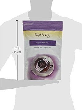 1 lb Mighty Leaf Organic Earl Grey Tea, Loose Leaf Bag, Rich and Aromatic Black Tea with Bergamot
