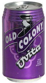 Old Colony UVA - Puerto Rico's Favorite Grape Flavored Soda - 12 oz cans