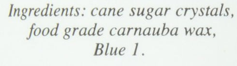 7.5 oz India Tree Blue Sparkling Sugar, | Vibrant Decorating Sugar for Baby Showers, Winter & Celebrations