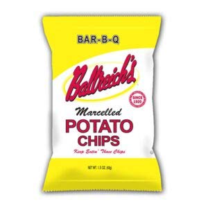 Ballreich's Ballreich Snack Food Company Marcelled Potato Chips (Bar-B-Q), 1.5oz (Pack of 6)