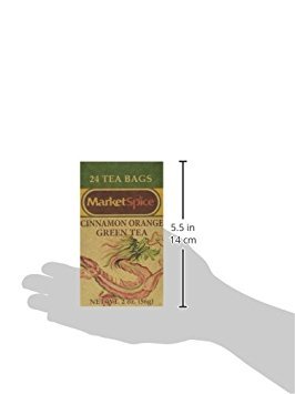 Market Spice Cinnamon Orange Green Tea, 24 Count