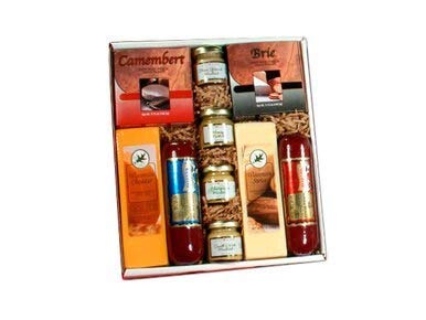 Holiday Party Cheese and Sausage Assortment Gift Box