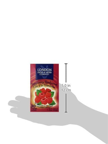 LONDON F&H COMPANY 20 1.4 Oz London Fruit & Herb Company Raspberry Rendezvous Tea, Tea Bags
