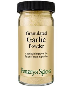 Penzeys Granulated Garlic Powder By Spices 2.9 oz 1/2 cup jar (Pack of