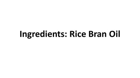 GAMMA 1 ONE Rice Bran Oil, Liter