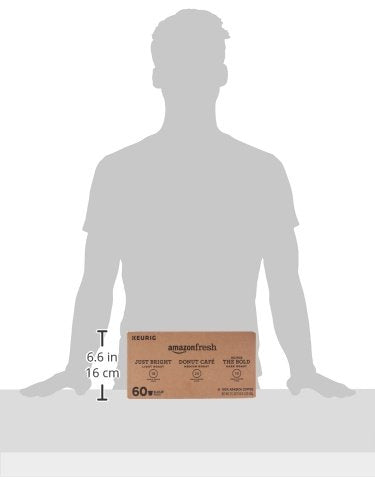Amazon Fresh 60 Pack, 3 AmazonFresh Ct. Coffee Variety Flavors, Keurig K-Cup Brewer Compatible