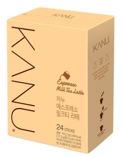 Alliving Kanu Maxim Latte Instant Coffee (17.3g x 24t, Milk Tea)