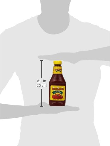 14 (Pack 3) Red Gold Tomato Ketchup Squeeze Bottle Ounces
