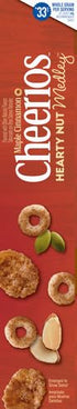 20 oz (Pack 2) Cheerios Hearty Nut Medley Breakfast Cereal, Maple Cinnamon, Made with Whole Grain, Family Size