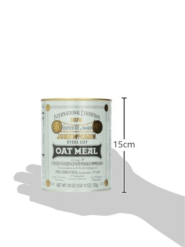 28 (Pack 4) McCann's Irish Oatmeal, Traditional Steel Cut Oats, Ounce