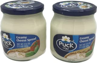generic 2 jars of puck creamy cheese spread