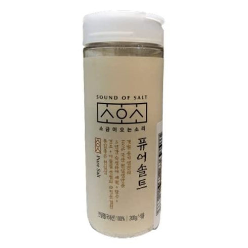 SOUND OF SALT Natural Sea Salt (high silver particles for seasoning) 200g