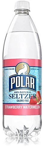 Polar Seltzer Polar Strawberry Watermelon Seltzer 33.8 oz Plastic Bottles - Pack of 12