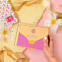 6 Chocolate Card Gift Box, Individually Wrapped Chocolate Flowers, Food Sweets Candy Gift Greeting, Holiday Present
