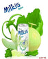 Lotte 8.45 Oz (Pack 6) Milkis Soda Beverage, Melon and milk Fl