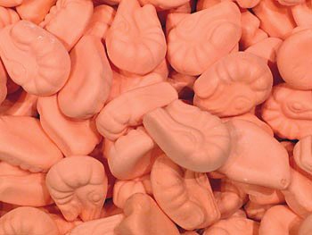 Treasure Island Sweets Pink Shrimps 250g / 8.8 ounces