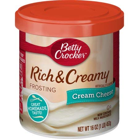 Snack Fun Pack 2 15.25oz 2 16oz Carrot Cake Mix and Cream Cheese Frosting Bundle of Duncan Hines Betty Crocker Cream