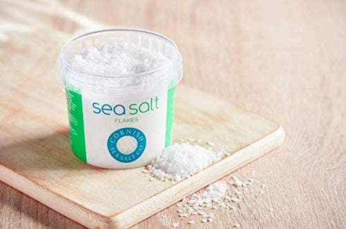 Cornish Sea Salt Flakes – Natural Finishing Salt for Cooking from Cornwall UK, 150g