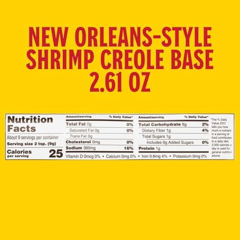 Louisiana New Orleans Style Shrimp Creole Base, 2.61oz (Pack of 3) - Classic Flavor to Bring the Taste of Louisiana Home