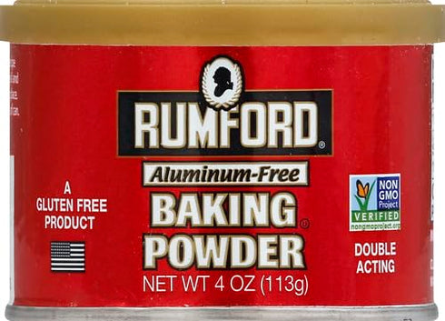 Rumford Double Acting Baking Powder, 4 Ounce