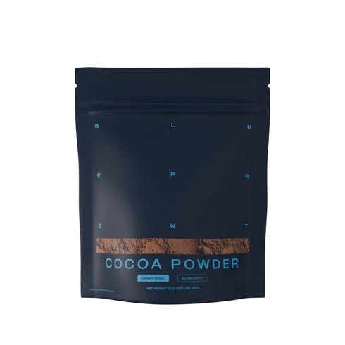 Blueprint Bryan Johnson Non Dairy Cocoa Powder Elite Level Flavanols 100% Pure