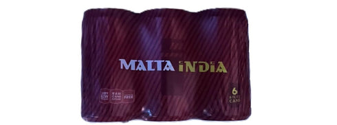 Generic 8 oz Packs) Malta India - Puerto Rico's Famous Malt Beverage - cans (Four Six