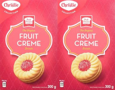 Christie's 300g/10.6oz Pack 2 Peek Freans Fruit Crme {Imported from Canada}