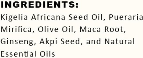 Generic 30ml) Kigelia Africana Dry Fruit Tincture, Pure Herbal Extract Massage Oil, All Natural Ingredients (Kigelia