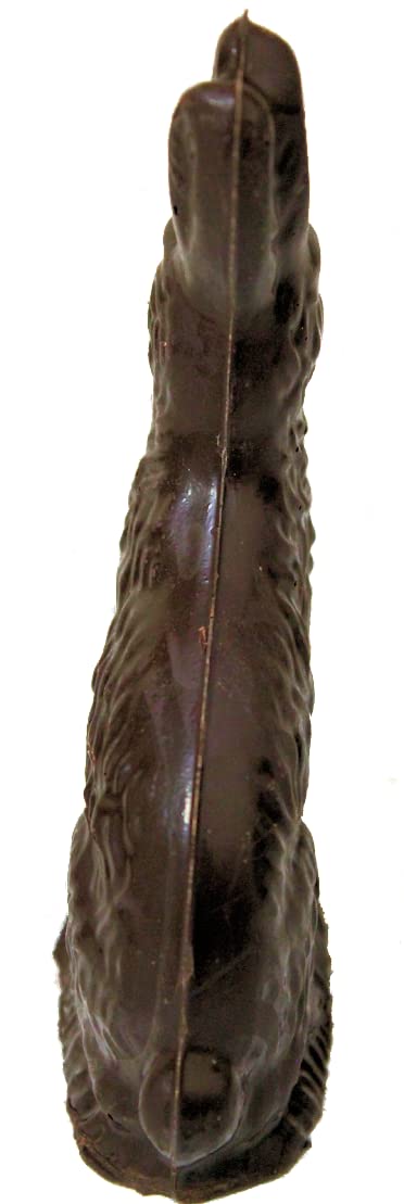 5.5 Langs Chocolates Dark Chocolate Hollow Easter Bunny Tall Kosher Gluten-Free Dairy-Free Gourmet Chocolate Bunny