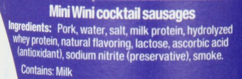 Meica 8.8 Mini Wini Sixty Cocktail Sausages, Ounce