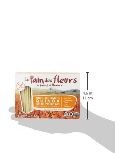 Le Pain des Fleurs Crispbread, Quinoa, 5.3 Ounce